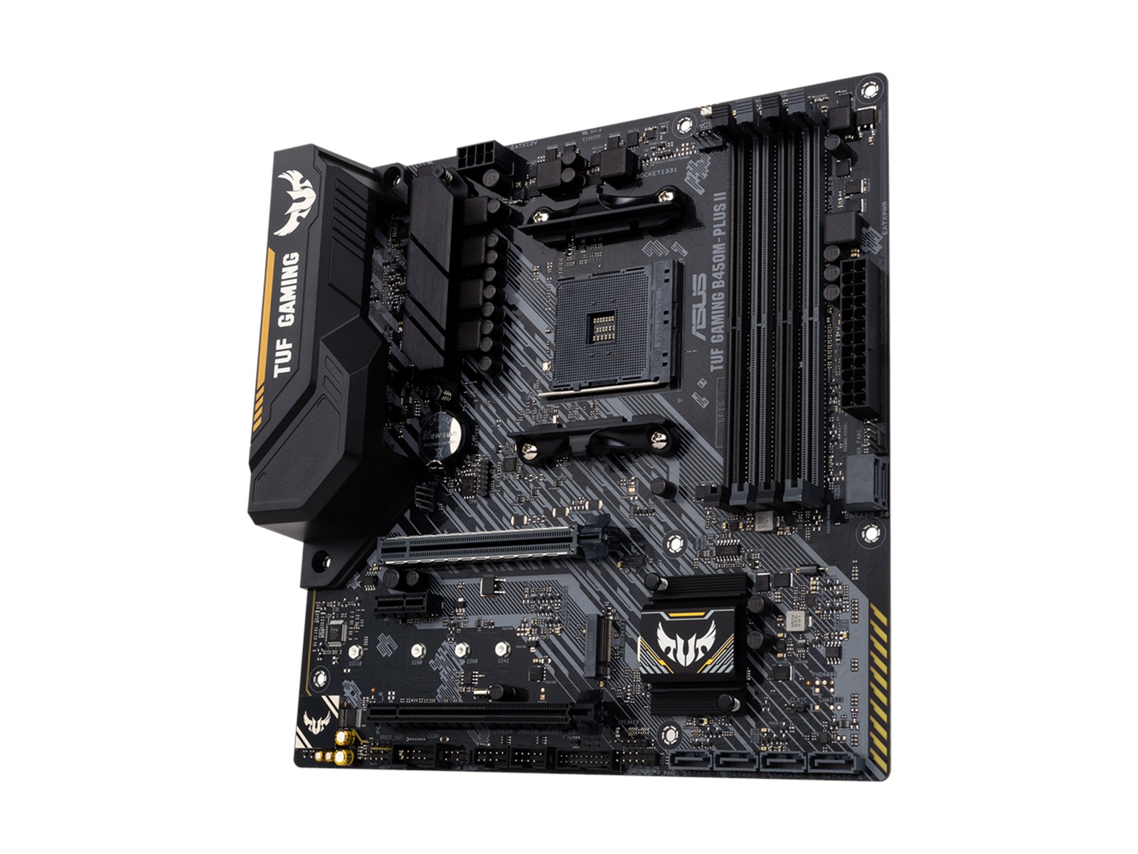 ASUS TUF GAMING B450M-PLUS II Mainboard - AMD B450 - AMD AM4 socket - DDR4 RAM - Micro-ATX