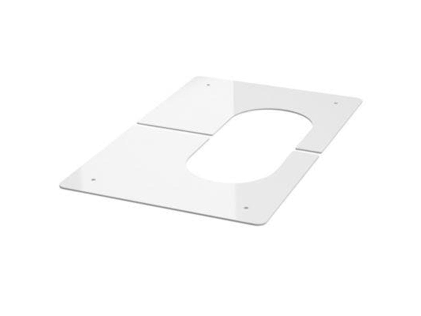 Bosch dækskærm DN100 todelt hvid