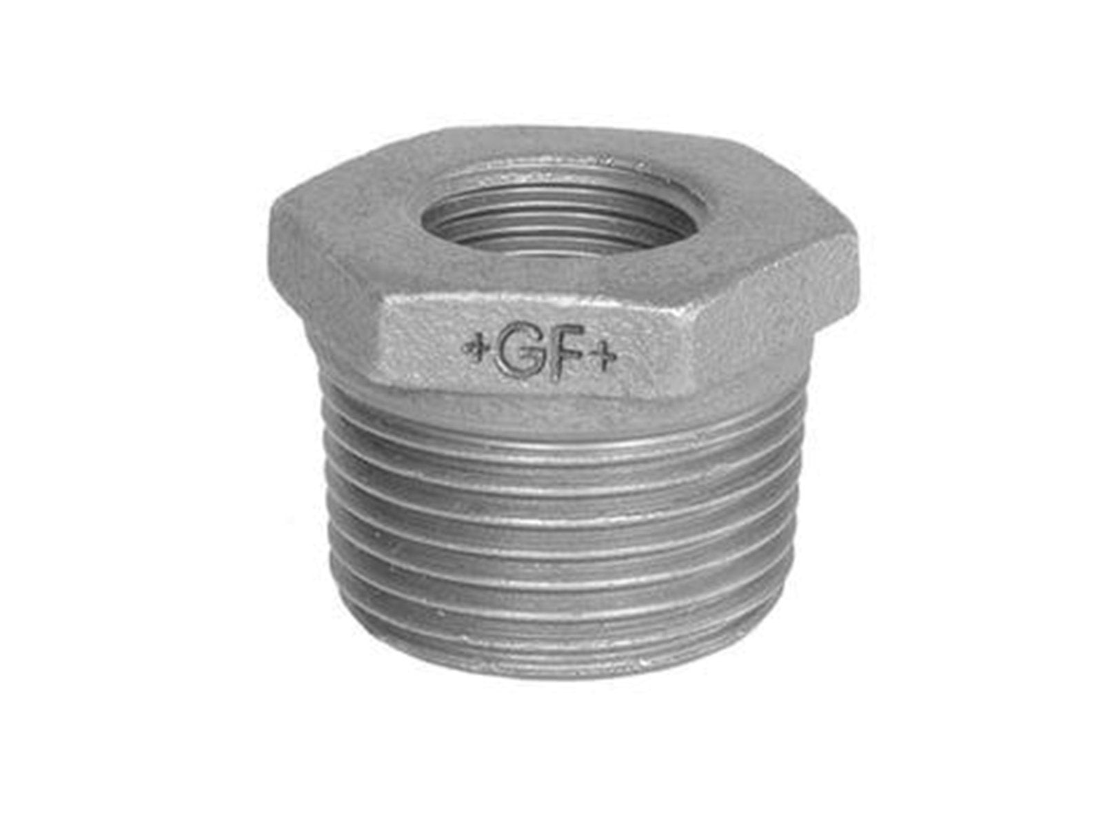 +GF+ Reducing bush black concentric 2 x 1