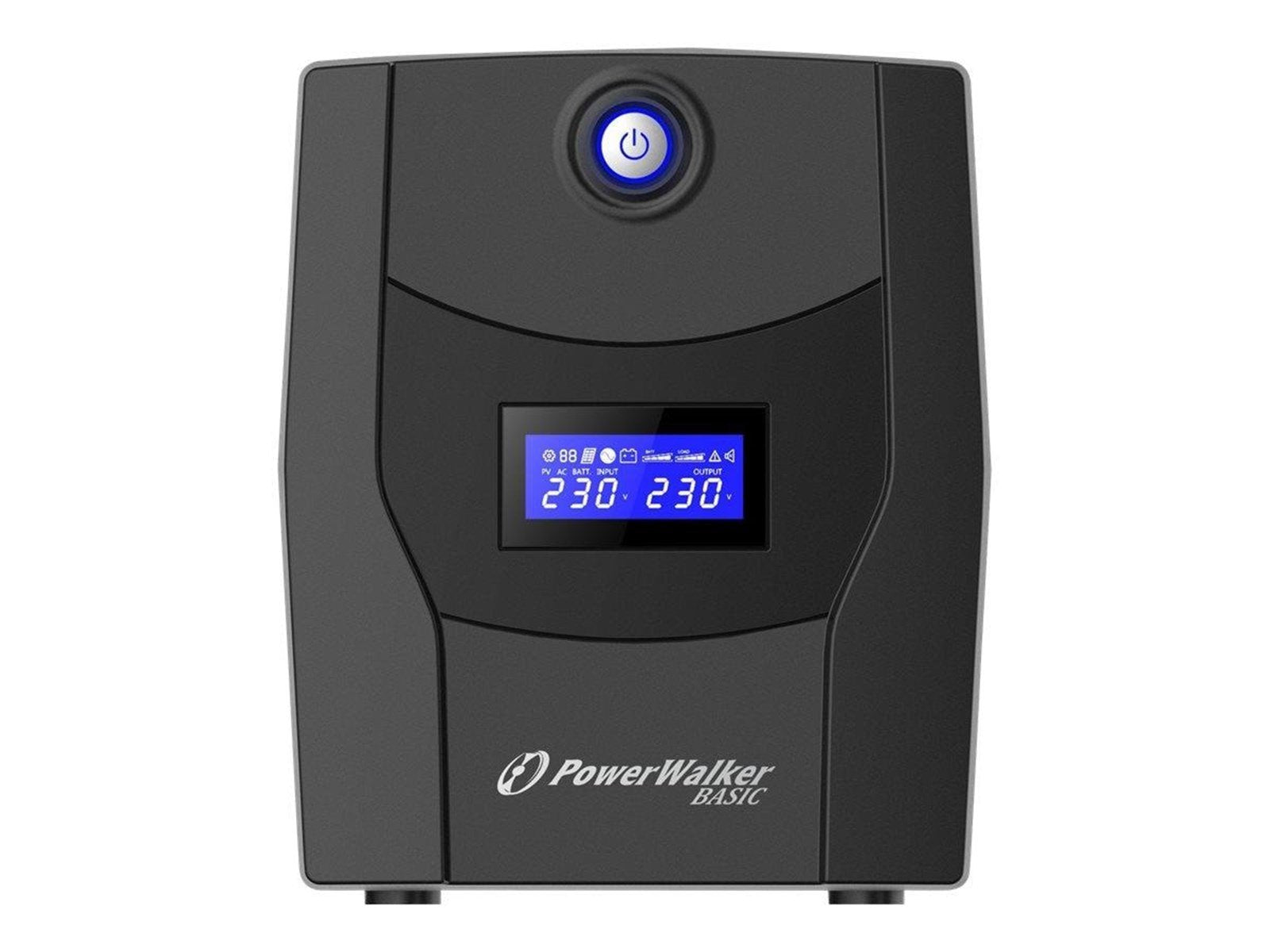 BlueWalker 10121082 - PowerWalker Basic VI STL - 1500VA/900W - Line Interactive UPS