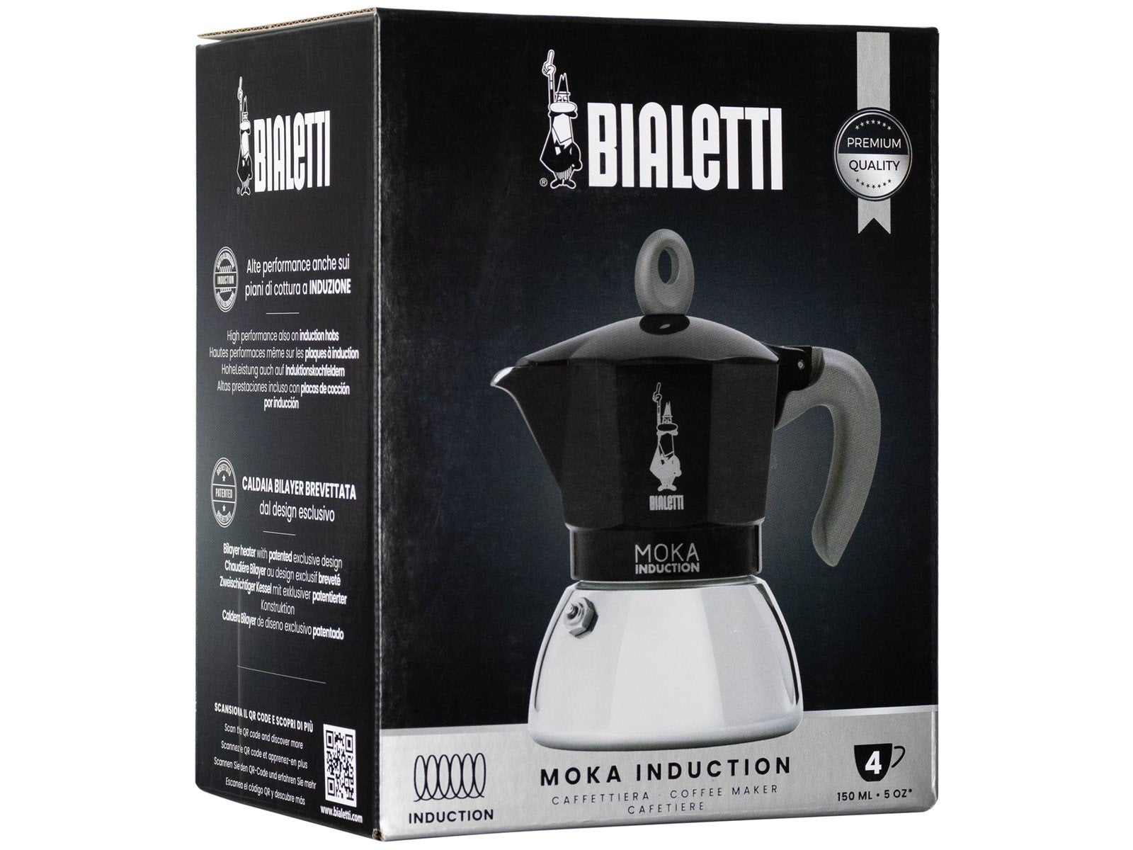 Bialetti Moka Induction 2.0 - 4 cups