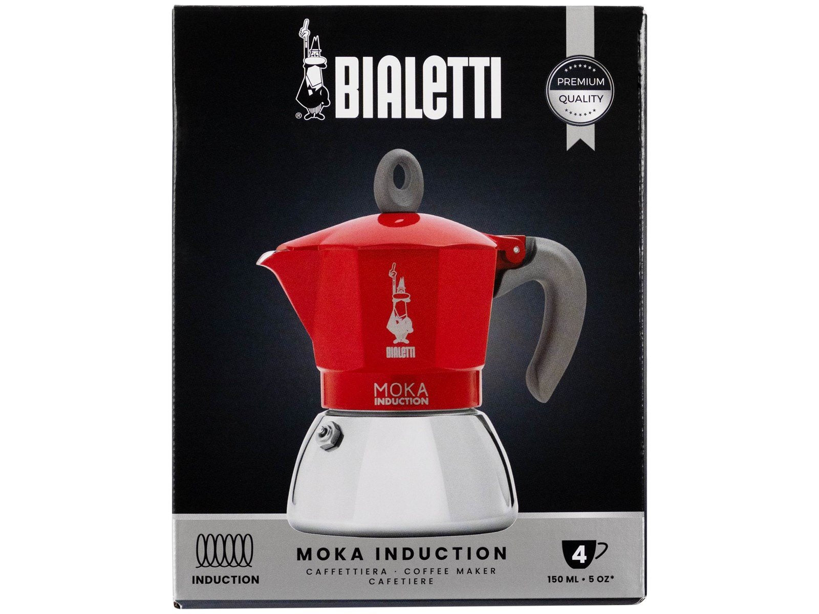 Bialetti Moka Induction 2.0 - 4 cups