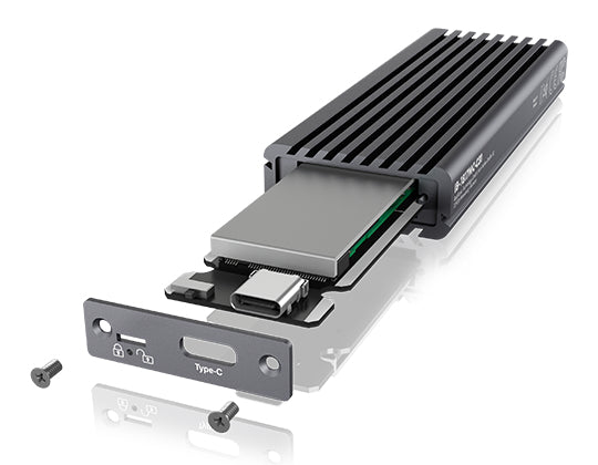 Geh. IcyBox USB 3.1 Typ-C M.2 NVMe SATA SSD Gehдuse extern