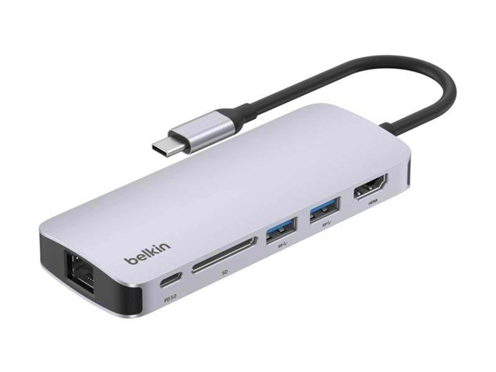 Belkin CONNECT USB-C 6-in-1 Multiport Adapter