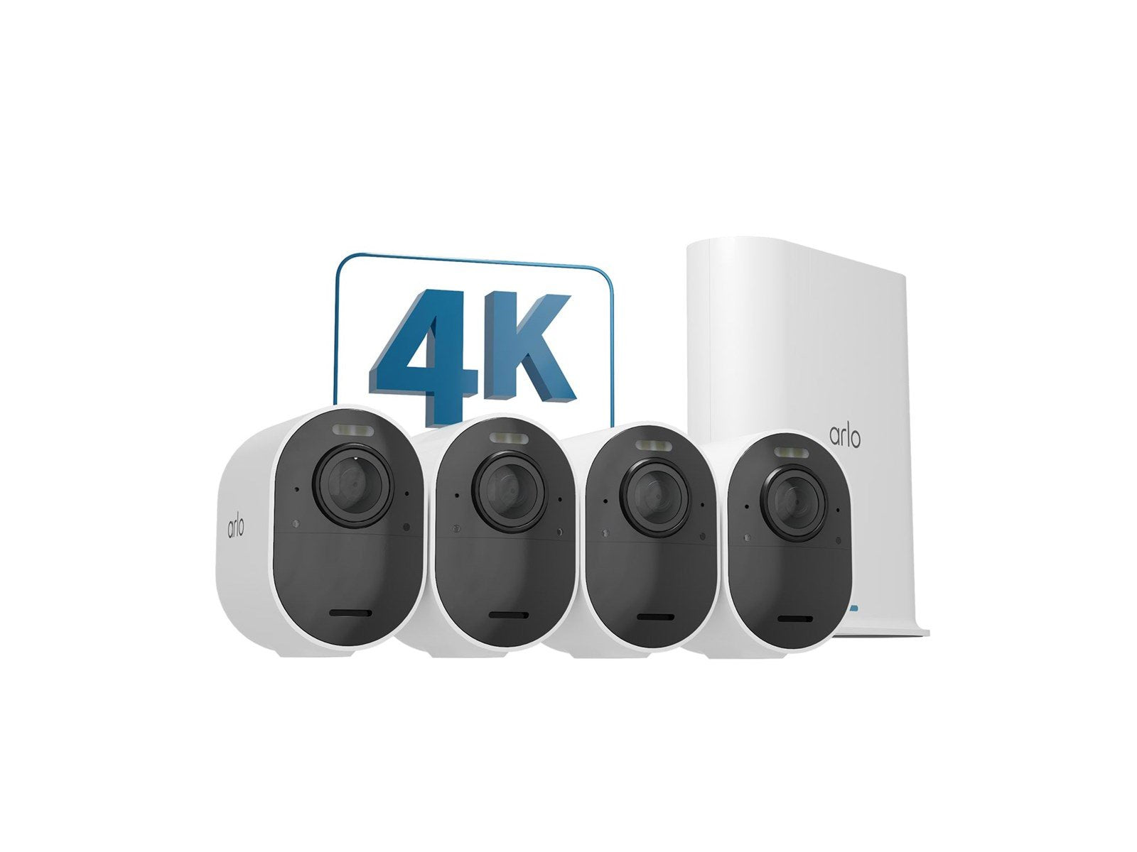 Arlo Ultra 2 4K UHD Wire-Free Security Camera System - 4 Cameras