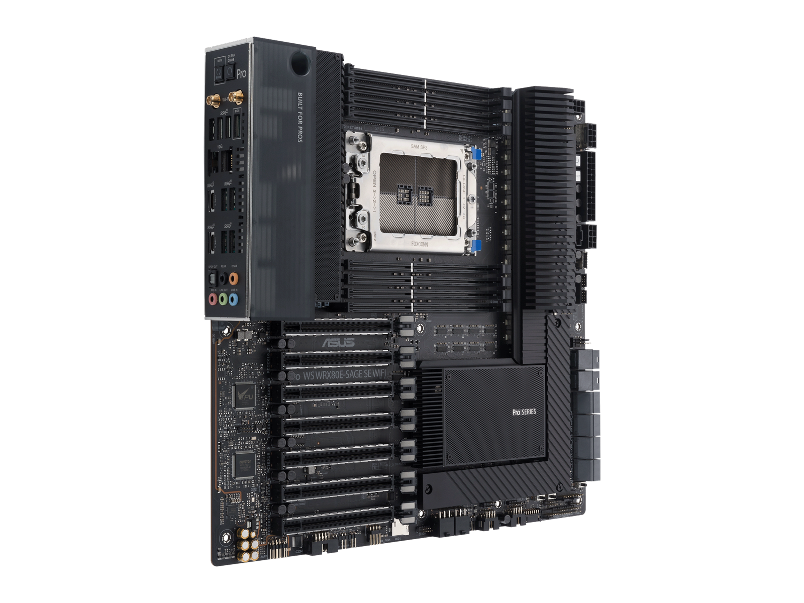 ASUS Pro WS WRX80E-SAGE SE WIFI Mainboard - AMD WRX80 - AMD sWRX8 socket - DDR4 RAM - Extended ATX