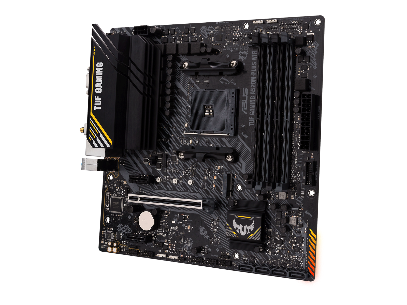ASUS TUF GAMING A520M-PLUS WIFI Mainboard - AMD A520 - AMD AM4 socket - DDR4 RAM - Micro-ATX