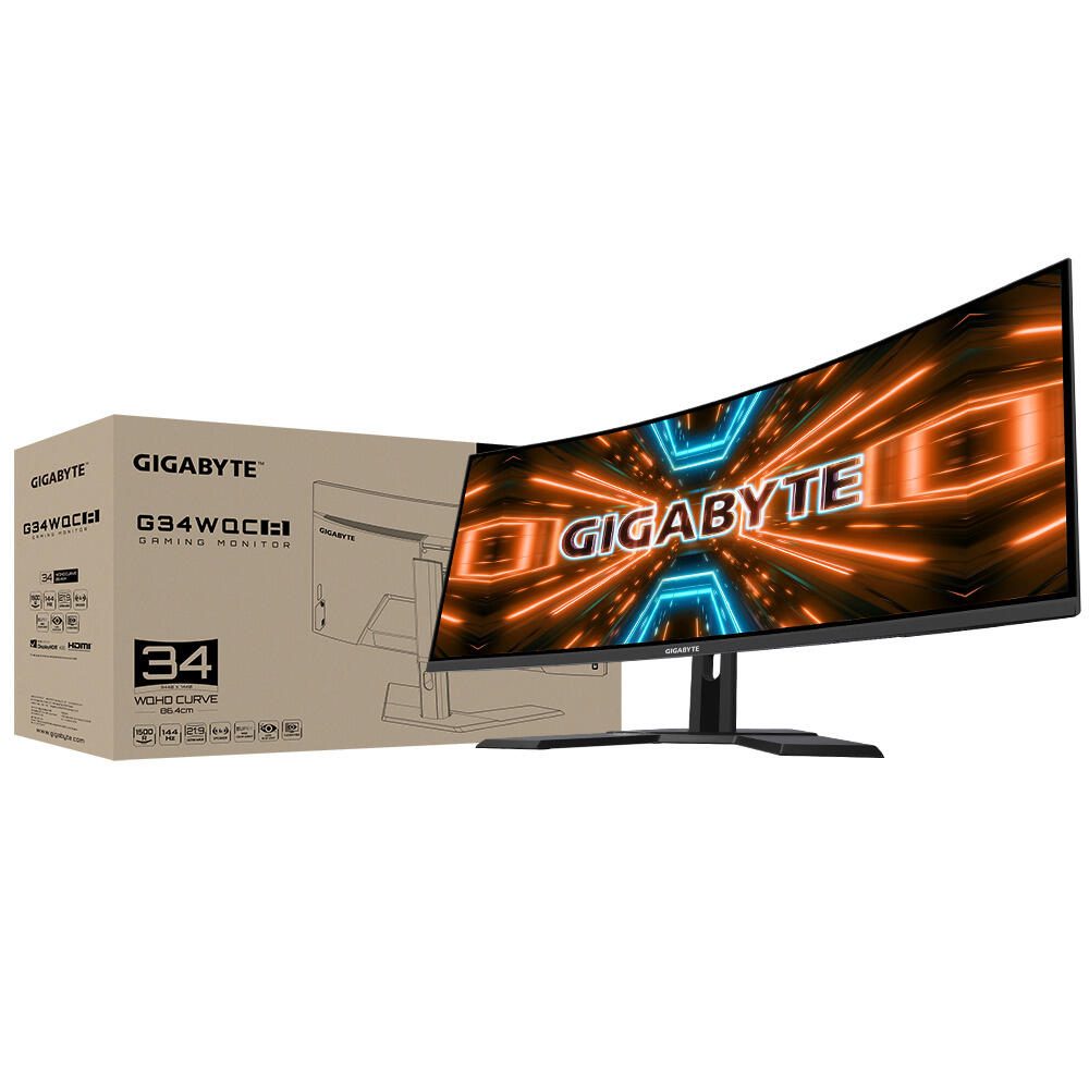 GIGABYTE G34WQC A UltraWide QHD Gaming-Monitor 86,4 cm (34')