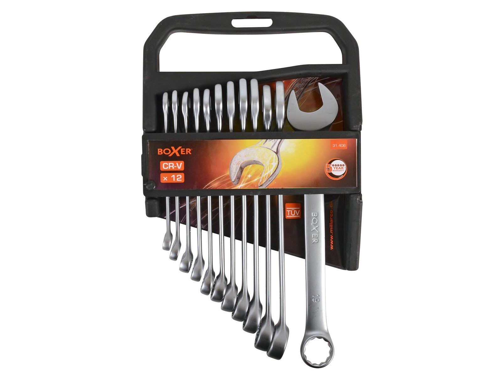 Boxer Combination spanner set – 12 pcs.