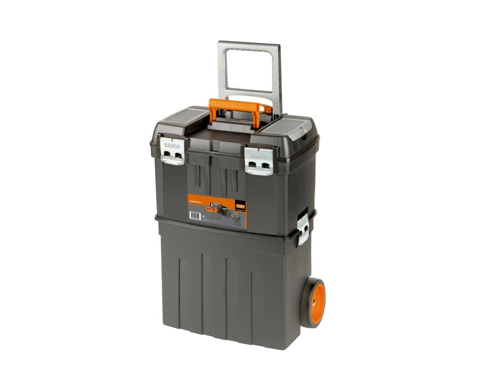 BAHCO plastic tool box on wheels