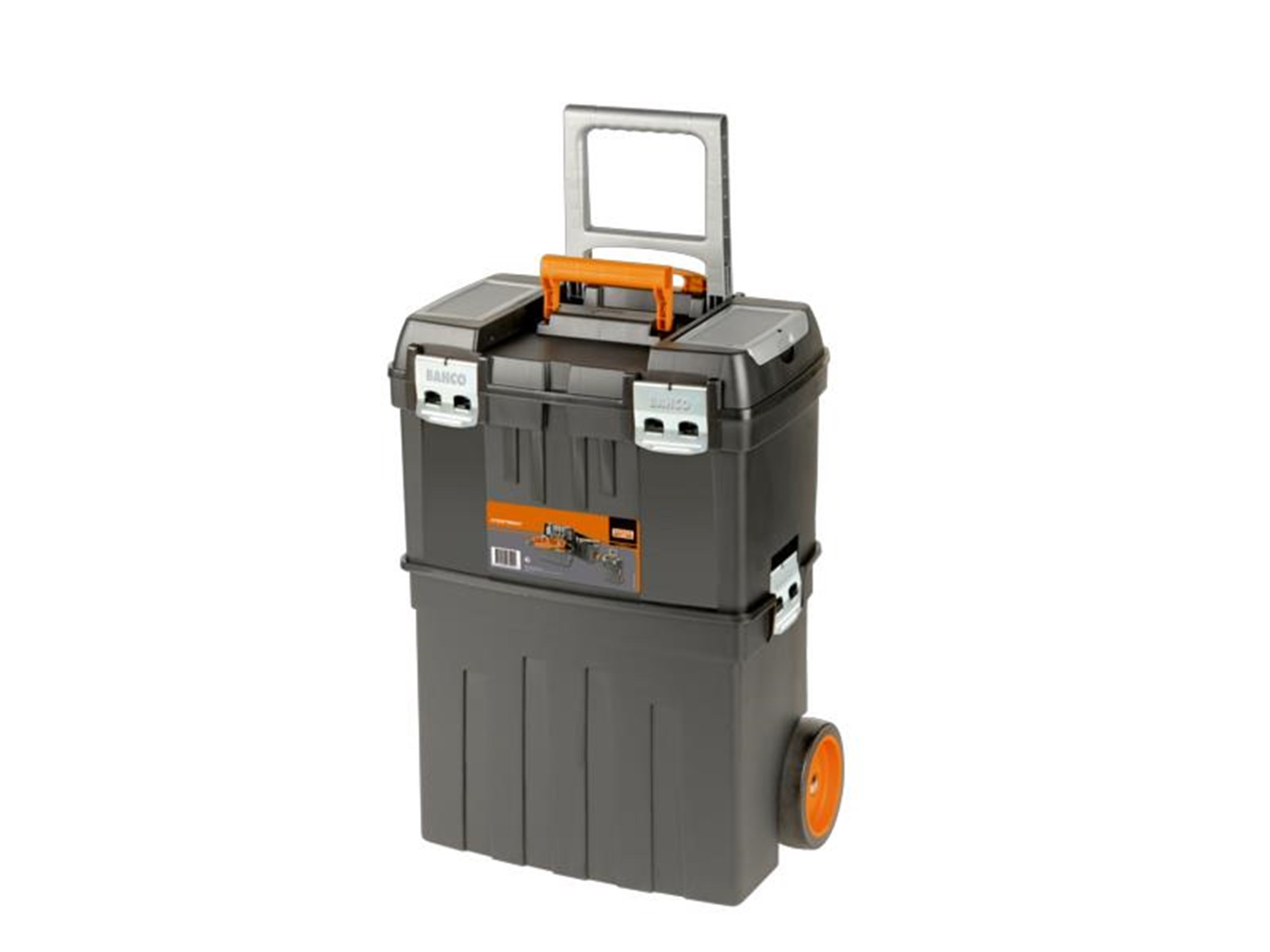 BAHCO plastic tool box on wheels