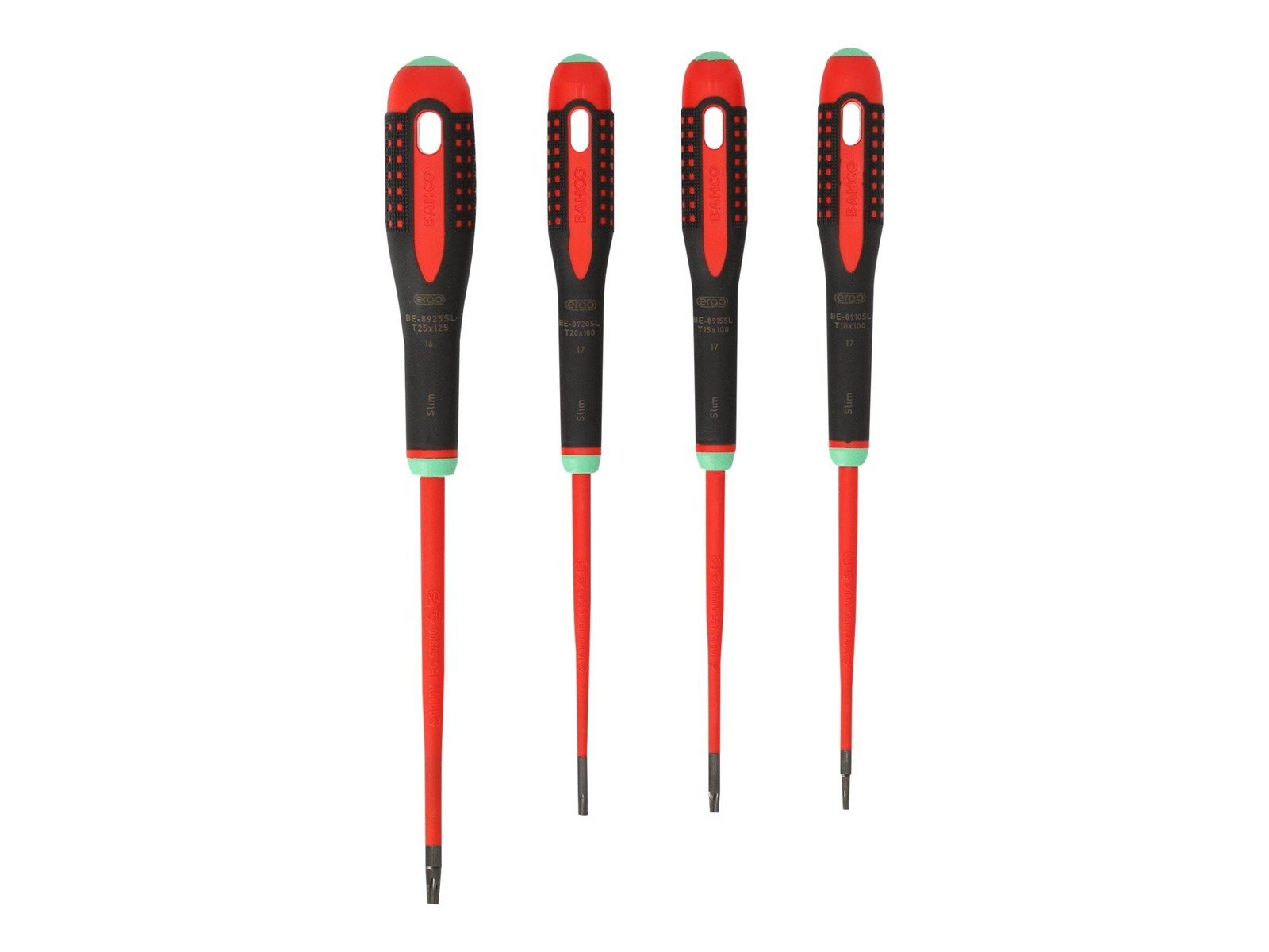BAHCO Screwdriver set bahco ergo slim blade 4 pieces torx