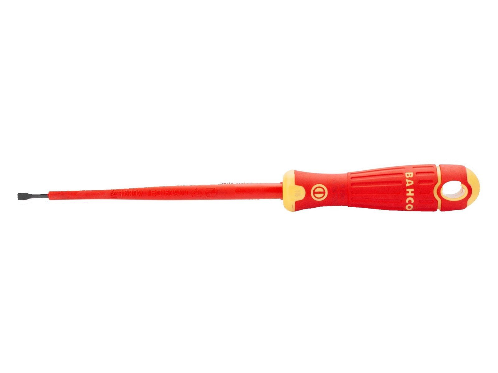BAHCO insulated slotted screwdriver 0.6x3.5x100mm