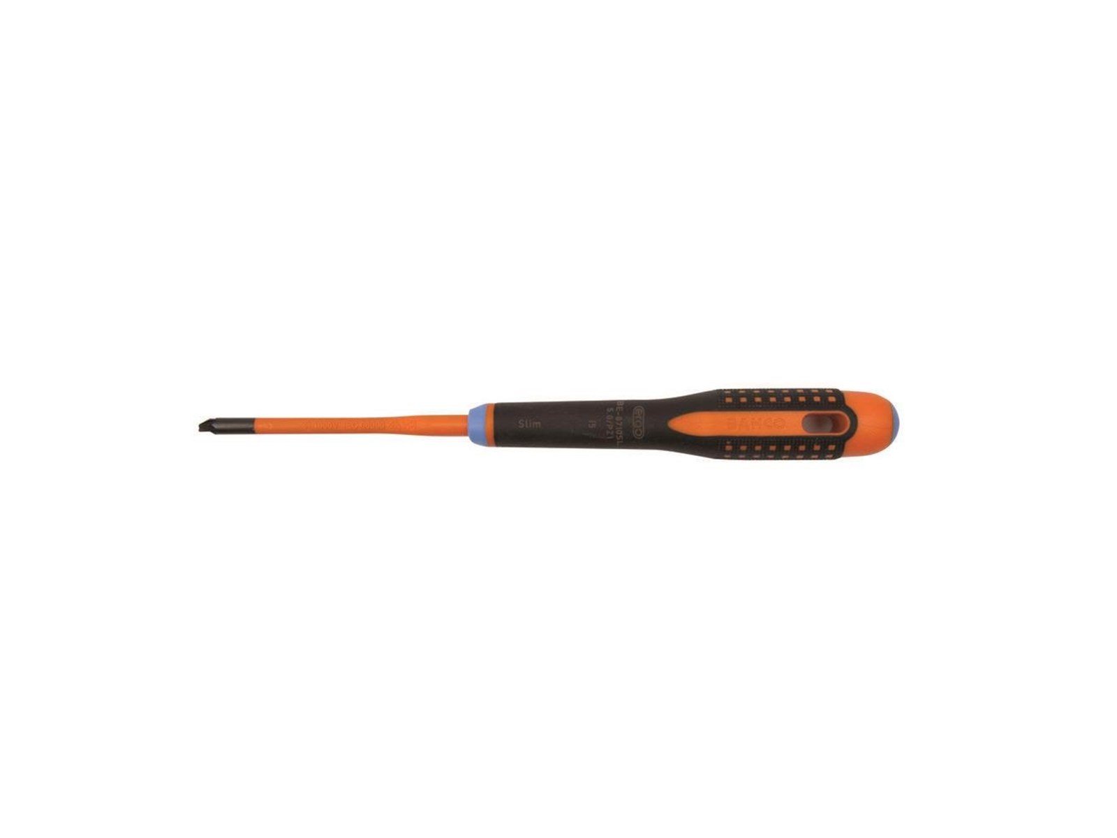 BAHCO 8720sl insulated ergo combi tip screwdrivers with slim blades 6.0/pz2