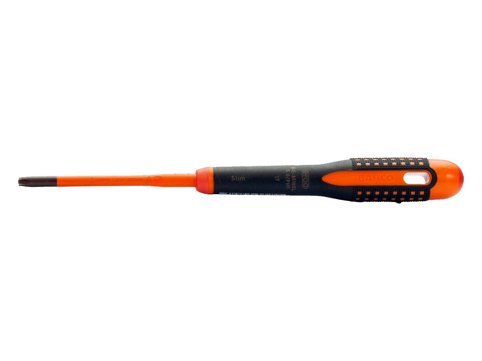 BAHCO 8520sl insulated ergo combi tip screwdrivers with slim blades 6.0/ph2