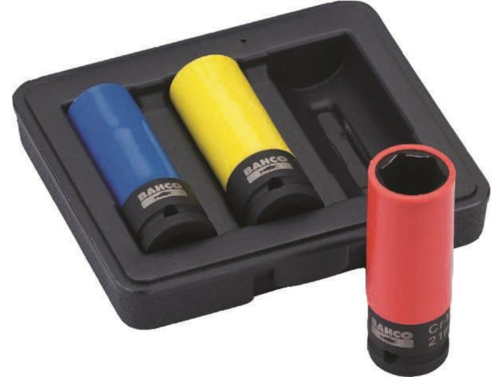 BAHCO set wheel impact sockets 1/2 17-19-21mm