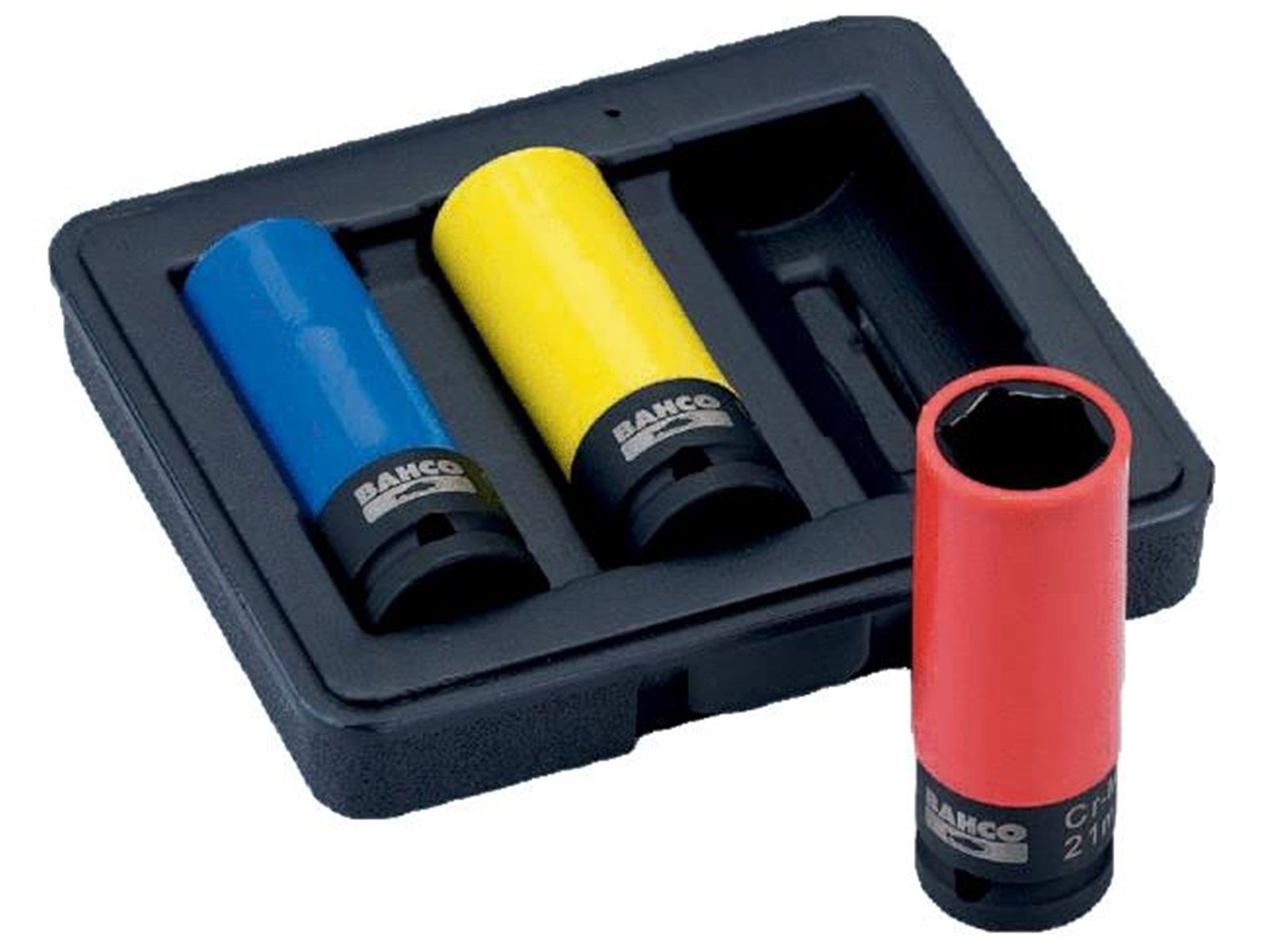 BAHCO set wheel impact sockets 1/2 17-19-21mm