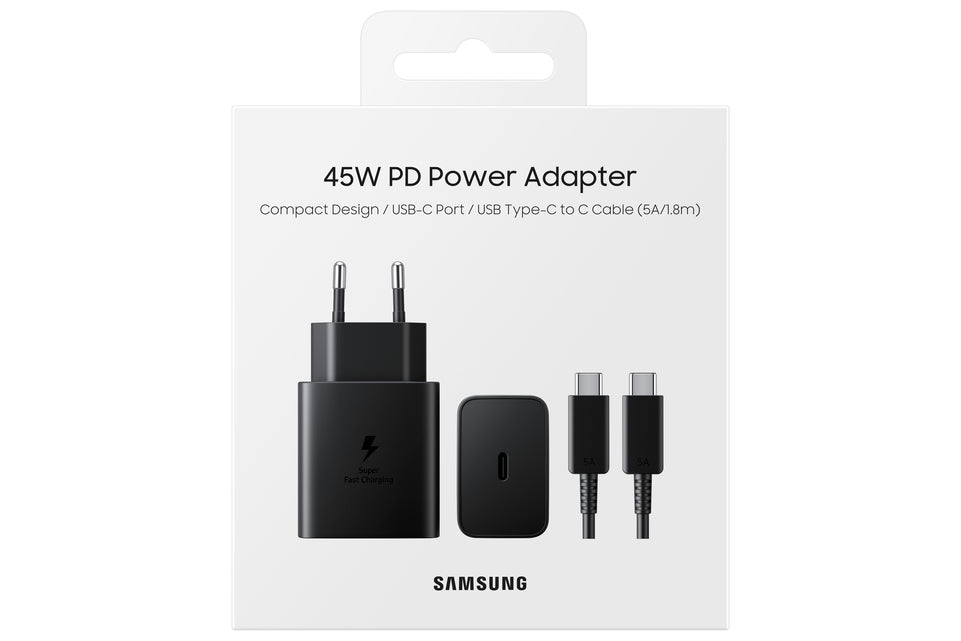 Samsung Galaxy Power Adapter USB Type C 45W Black