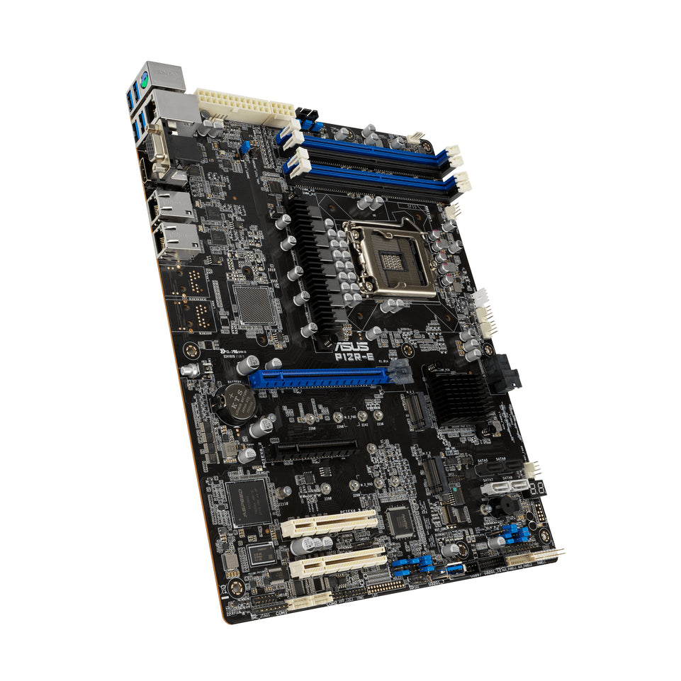 ASUS P12R-E              ATX  1x LGA 1200 DDR4  2x1G