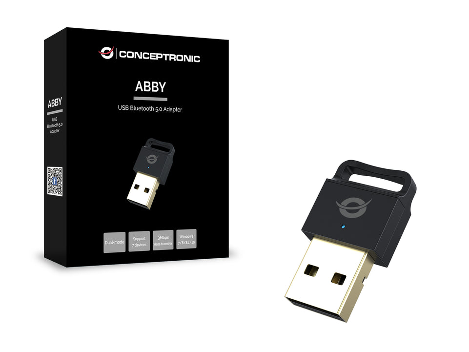 CONCEPTRONIC Bluetooth Adapter 5.0 NanoUSB 10 - 20m  schwarz