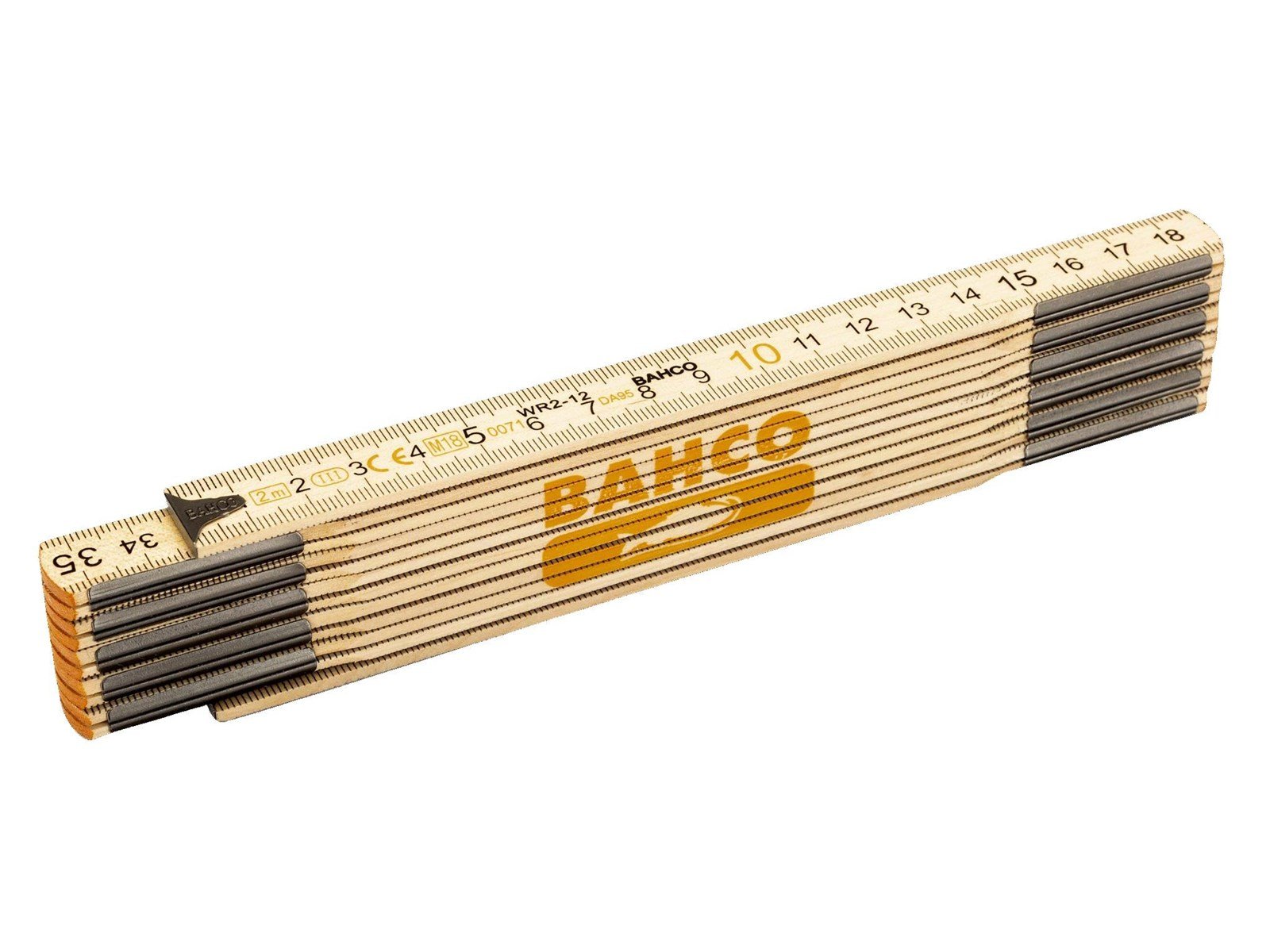 BAHCO Wooden rule 2m 12 section