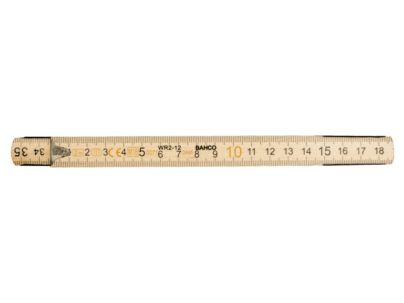 BAHCO Wooden rule 2m 12 section