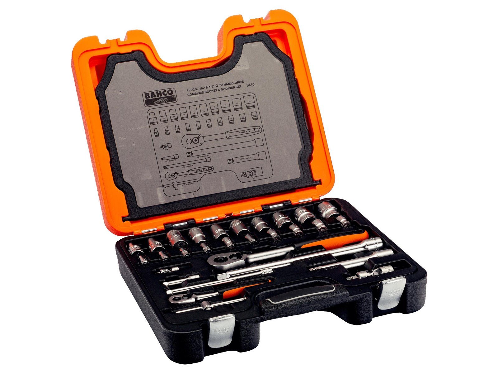 BAHCO socket set 1/4
