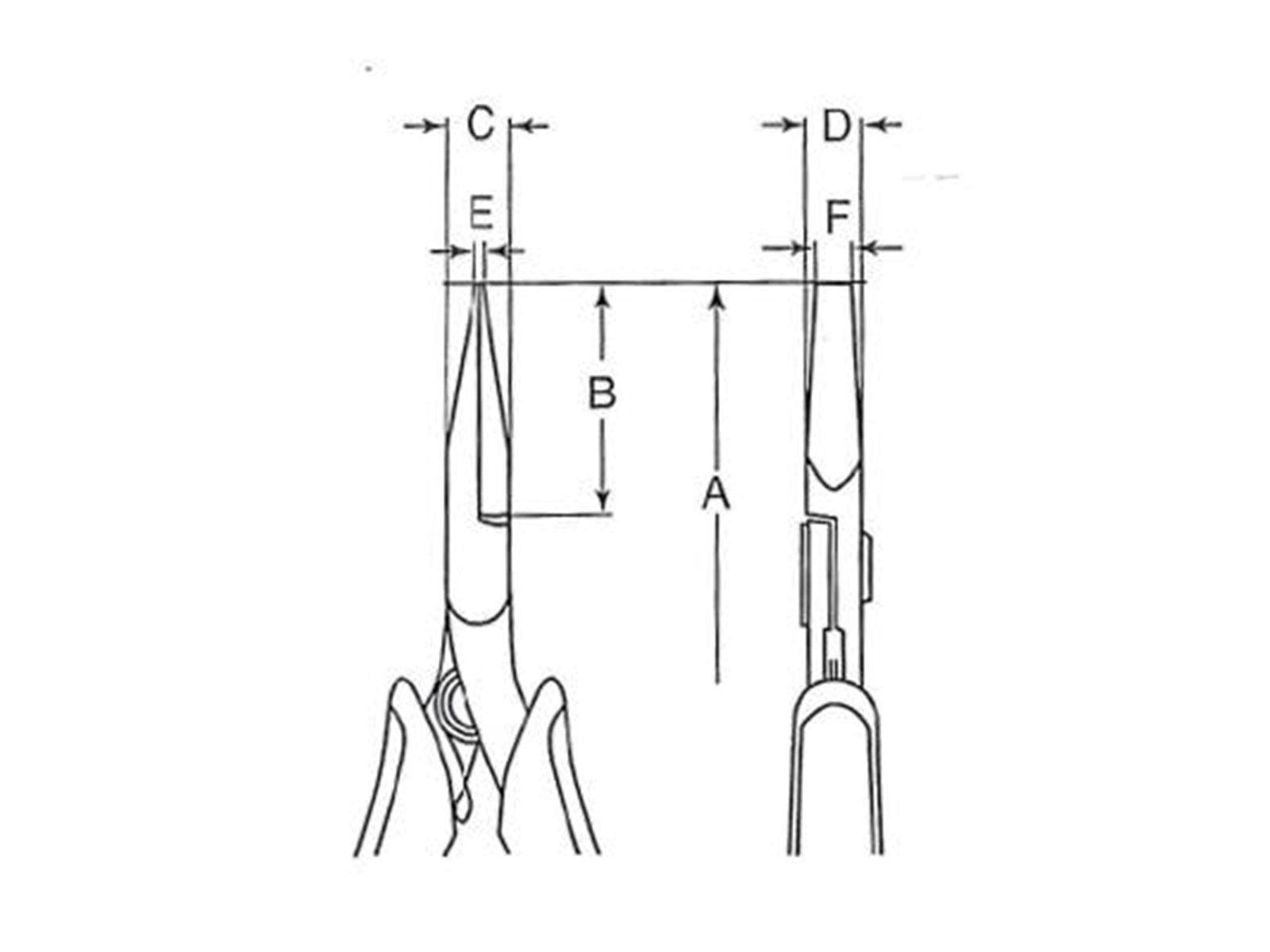BAHCO Flat nose plier 4430
