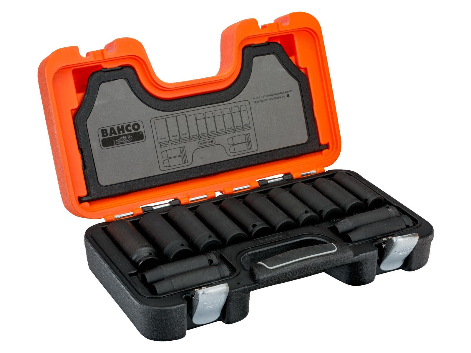 BAHCO impact deep socket set 1/2 l