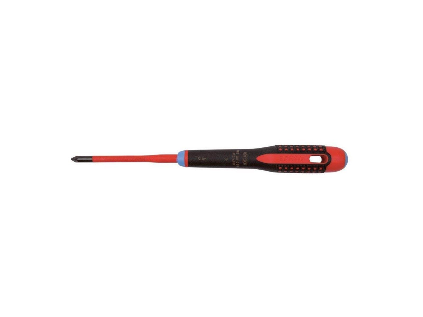 BAHCO 8820sl insulated ergo pozidriv screwdrivers with slim blades pz2x100