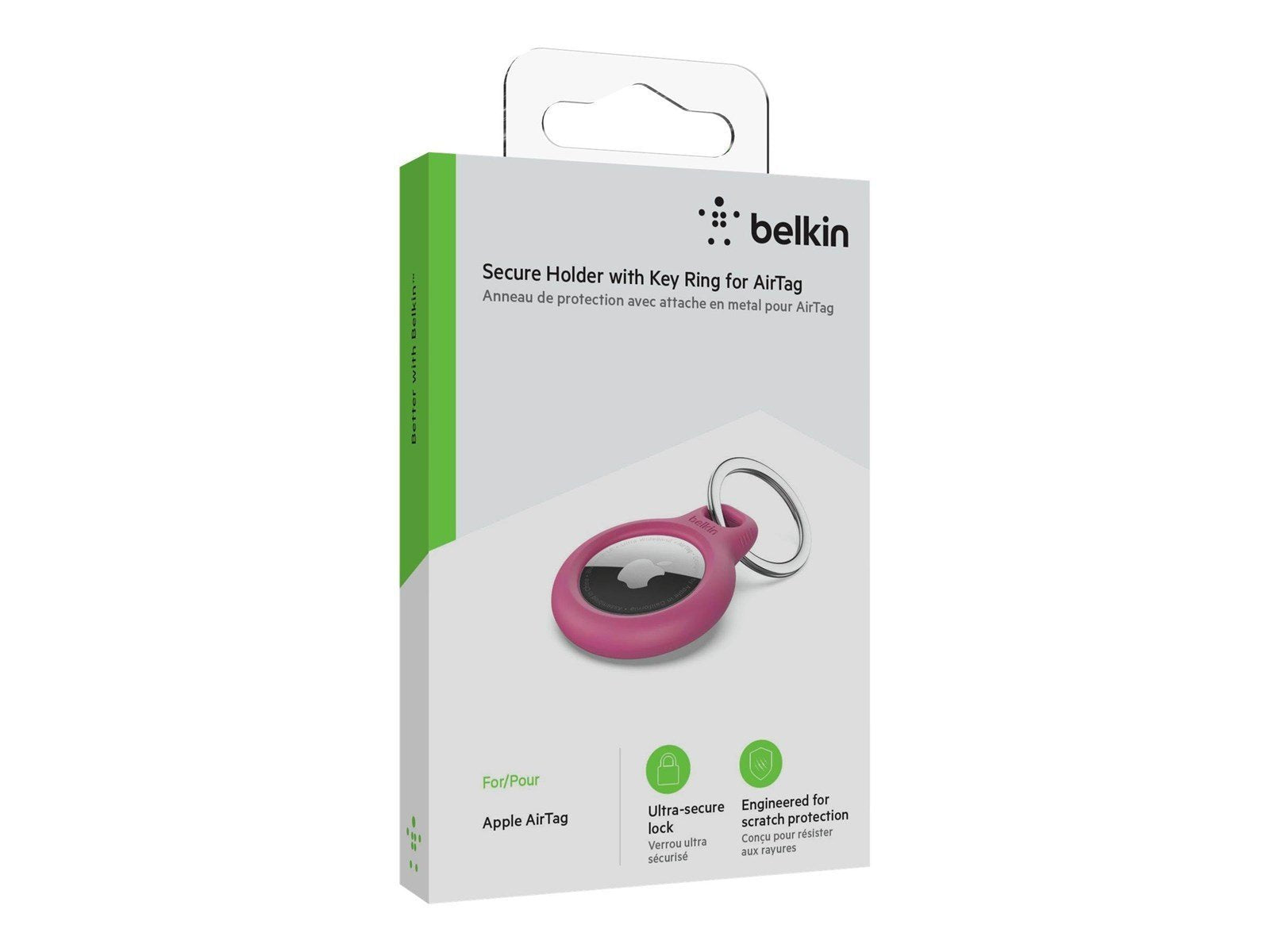 Belkin Secure Holder with Keyring - Pink