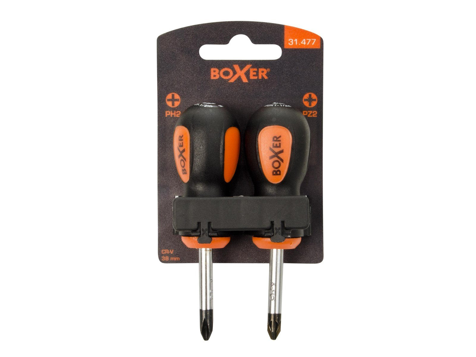 Boxer Stubby screwdriver set - 2 pcs