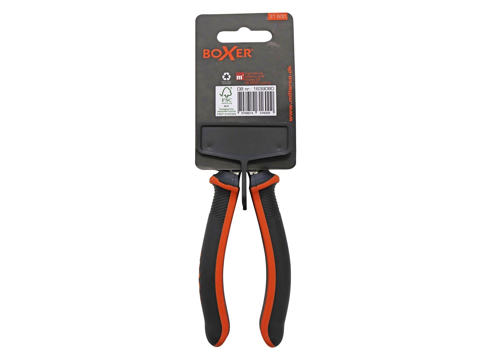 Boxer Sidecutting plier 160 mm