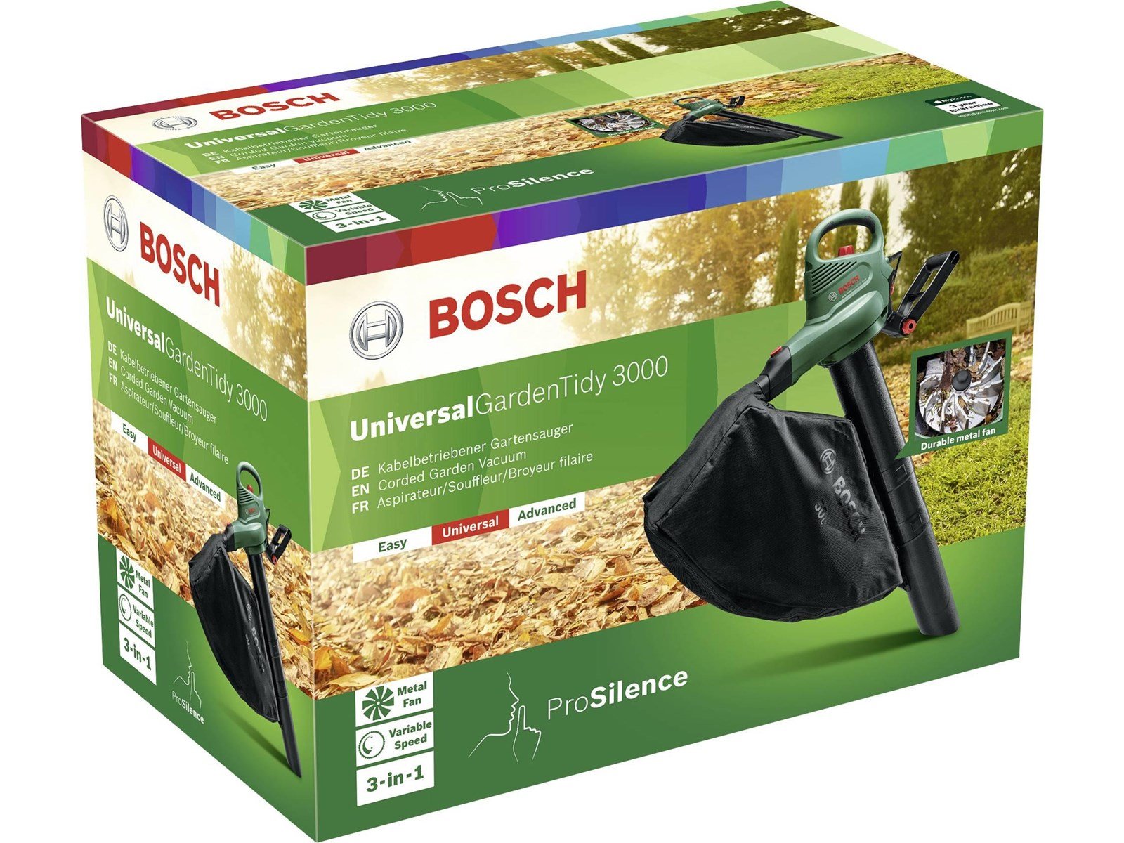 Bosch LØVSUGER UNIVERSAL GARDEN TIDY 3000W