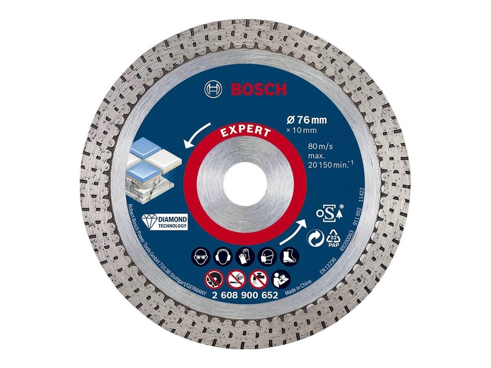 Bosch Diamond Cutting Disc for Hard Ceramic 76 mm