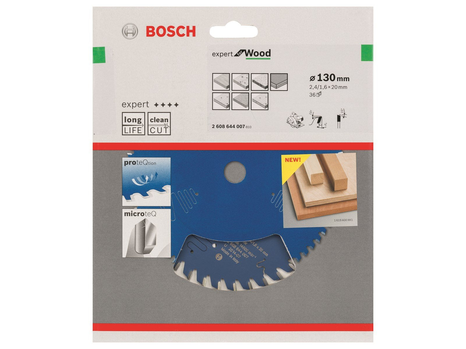 Bosch RUNDSAVKLINGE 130X20X2.4MM 36T EXP WOOD