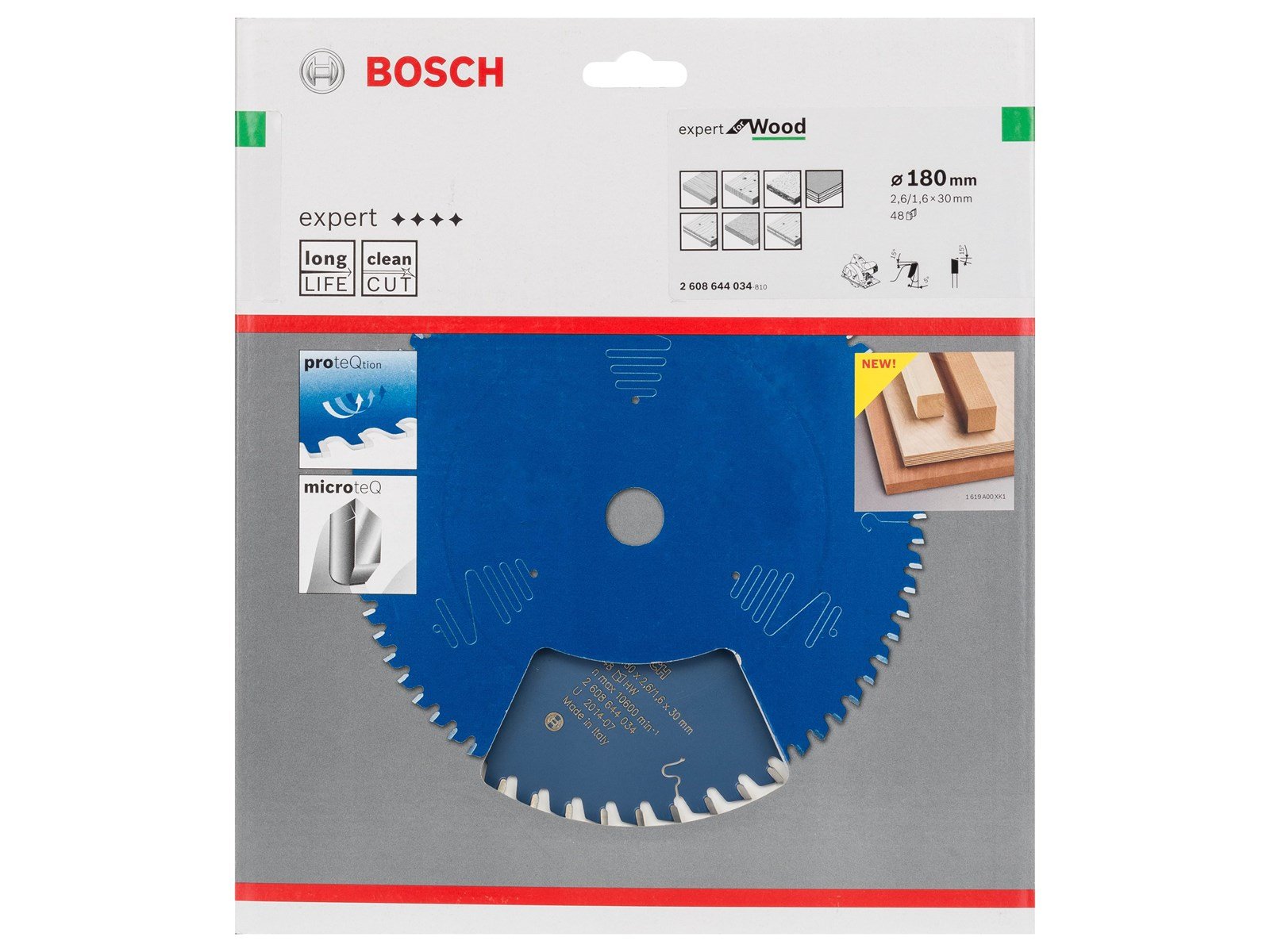 Bosch RUNDSAVKLINGE 180X30X2.6MM 48T EXP WOOD