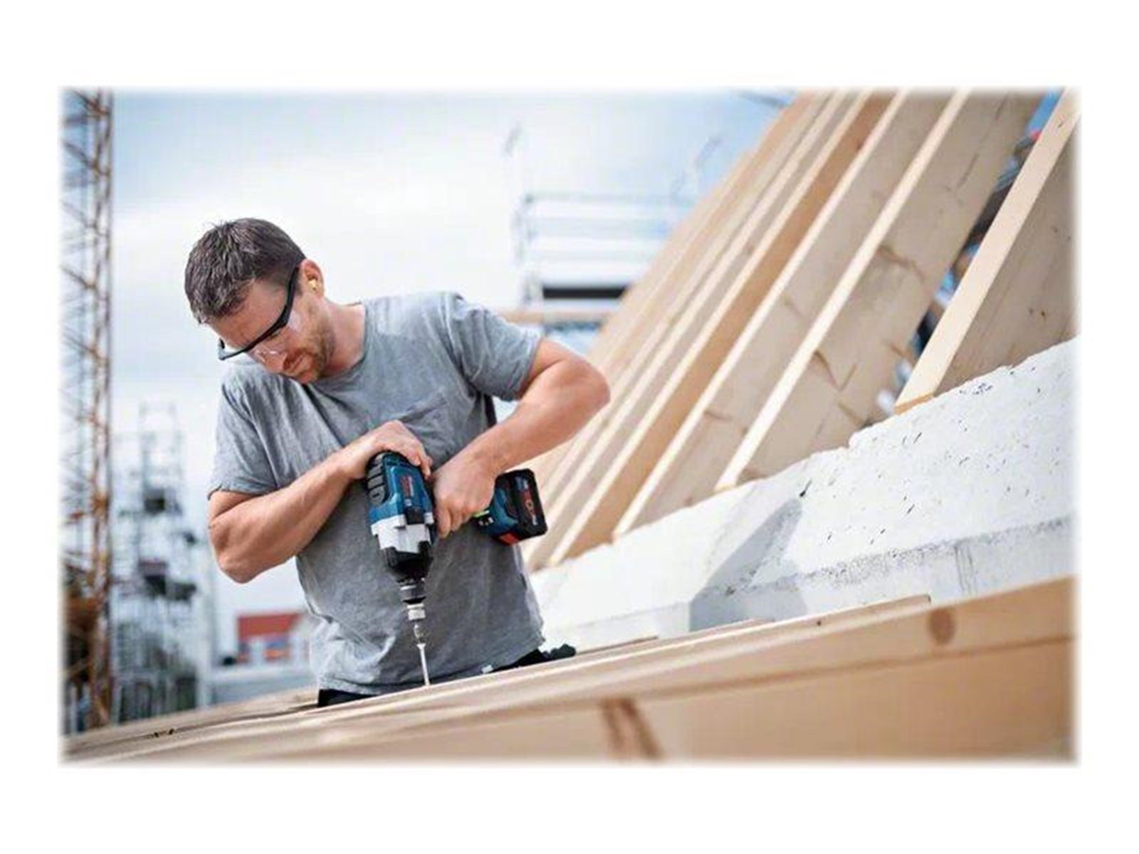 Bosch Professional SLAGNÃ˜GLE GDS 18V-1000 2X5.5 PC L-BOXX