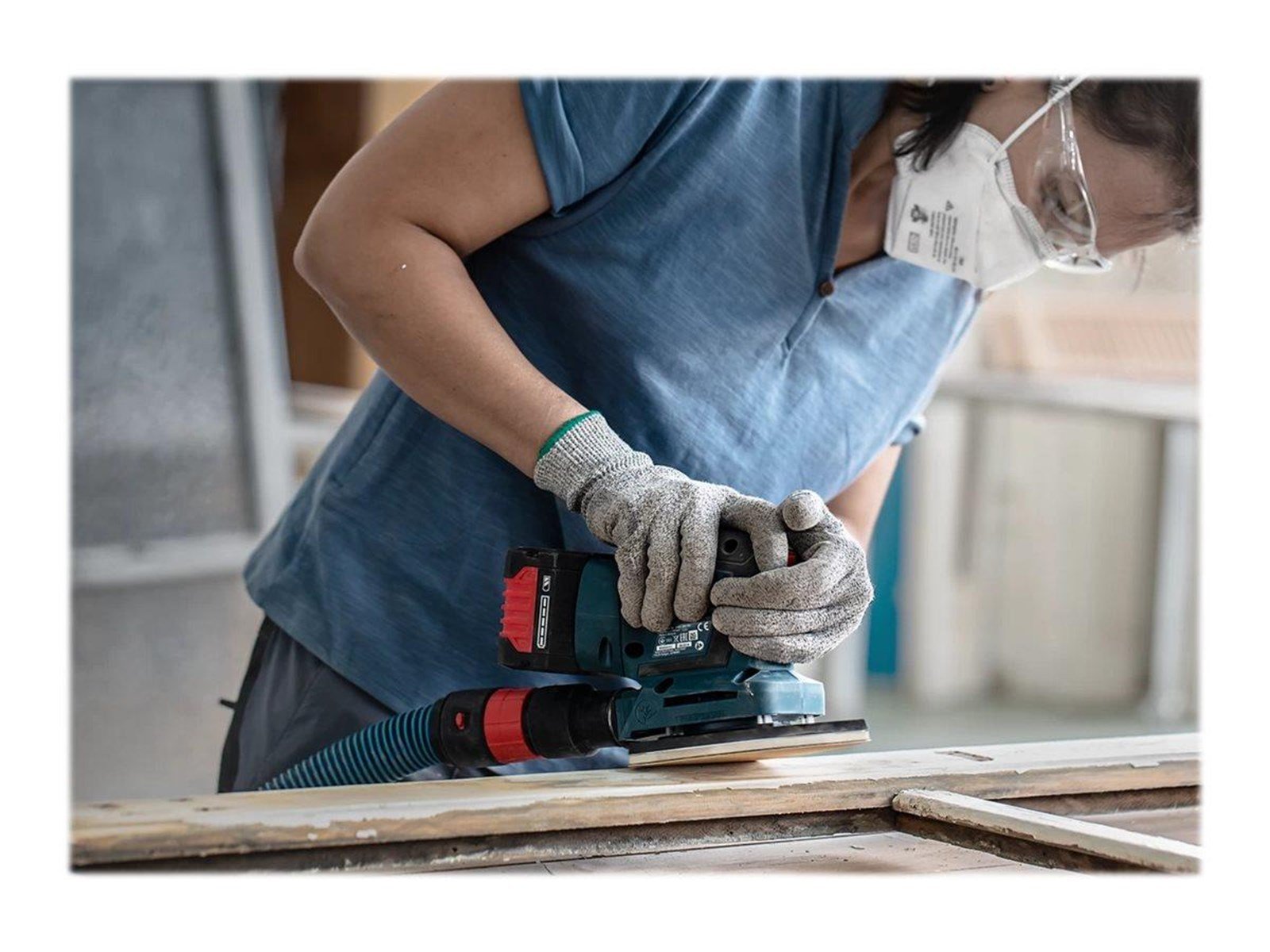 Bosch EXPERT C470 Sanding Net For Multi Sander Perforated (L X W) 150mm 10-Pack