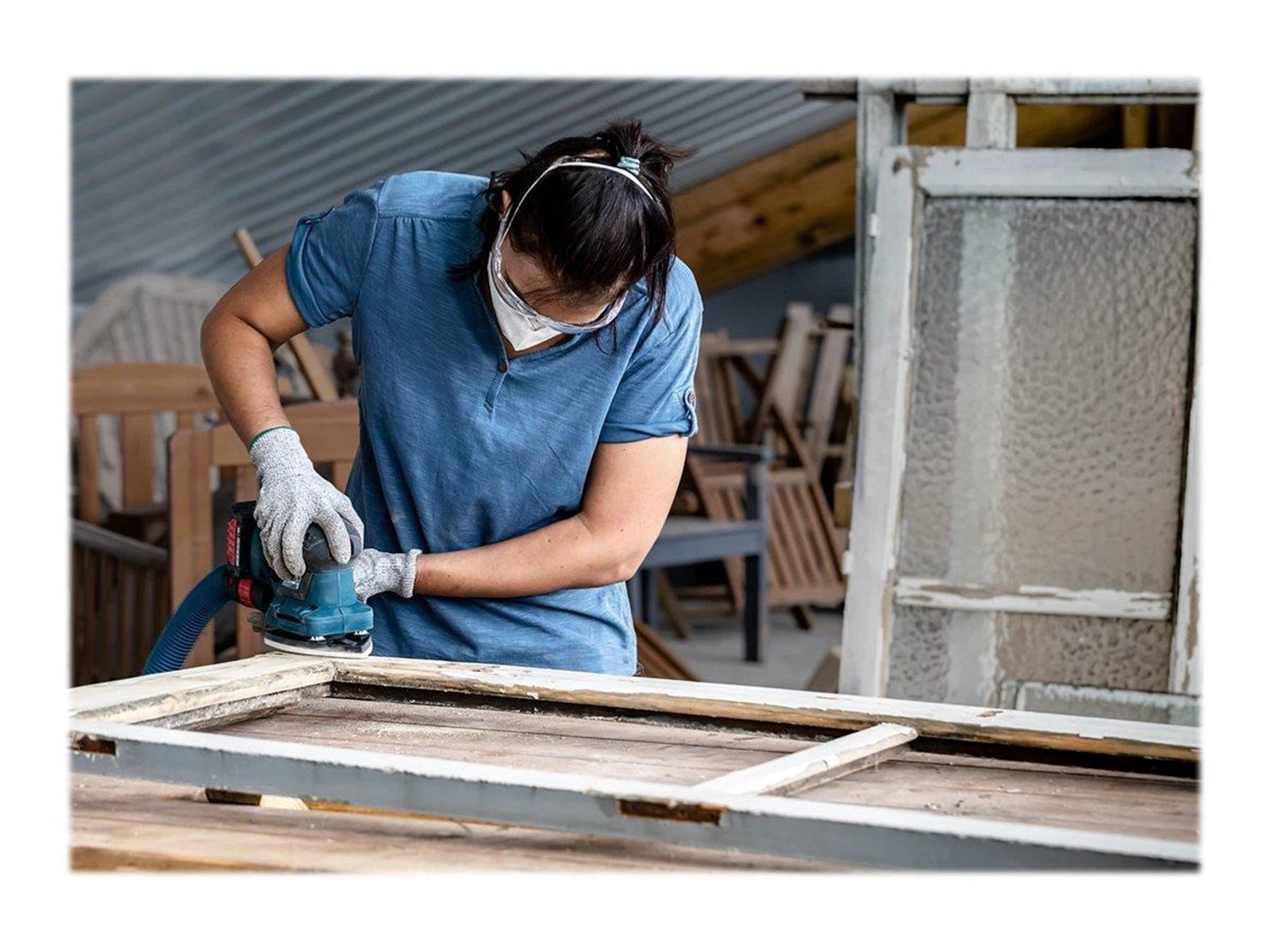 Bosch EXPERT C470 Sanding Net For Multi Sander Perforated (L X W) 150mm 10-Pack