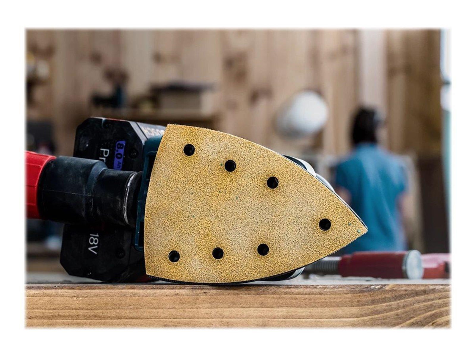 Bosch EXPERT C470 Sanding Net For Multi Sander Perforated (L X W) 150mm 10-Pack