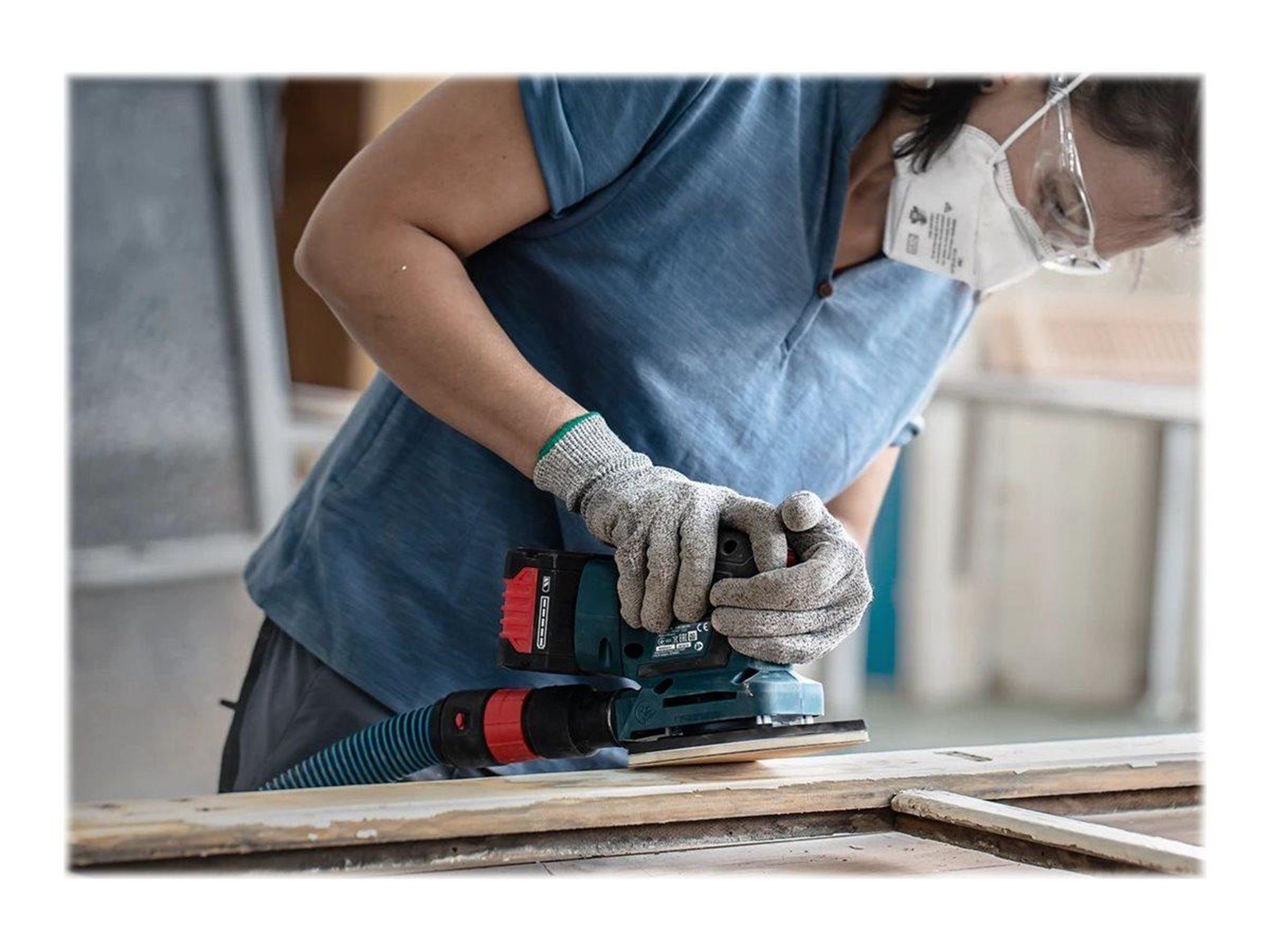 Bosch EXPERT C470 Sanding Net For Multi Sander Perforated (L X W) 150mm 10-Pack