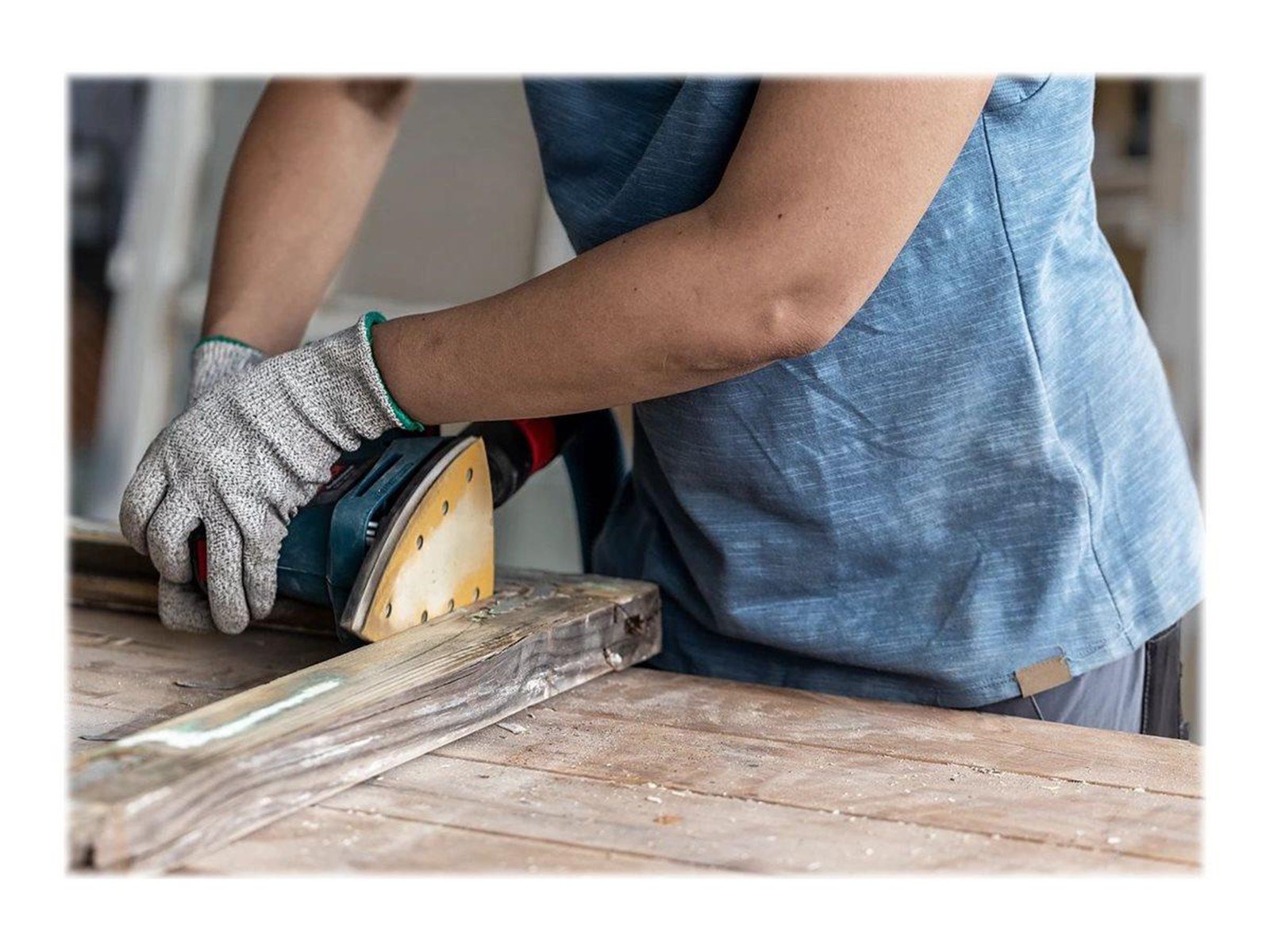 Bosch EXPERT C470 Sanding Net For Multi Sander Perforated (L X W) 150mm 10-Pack