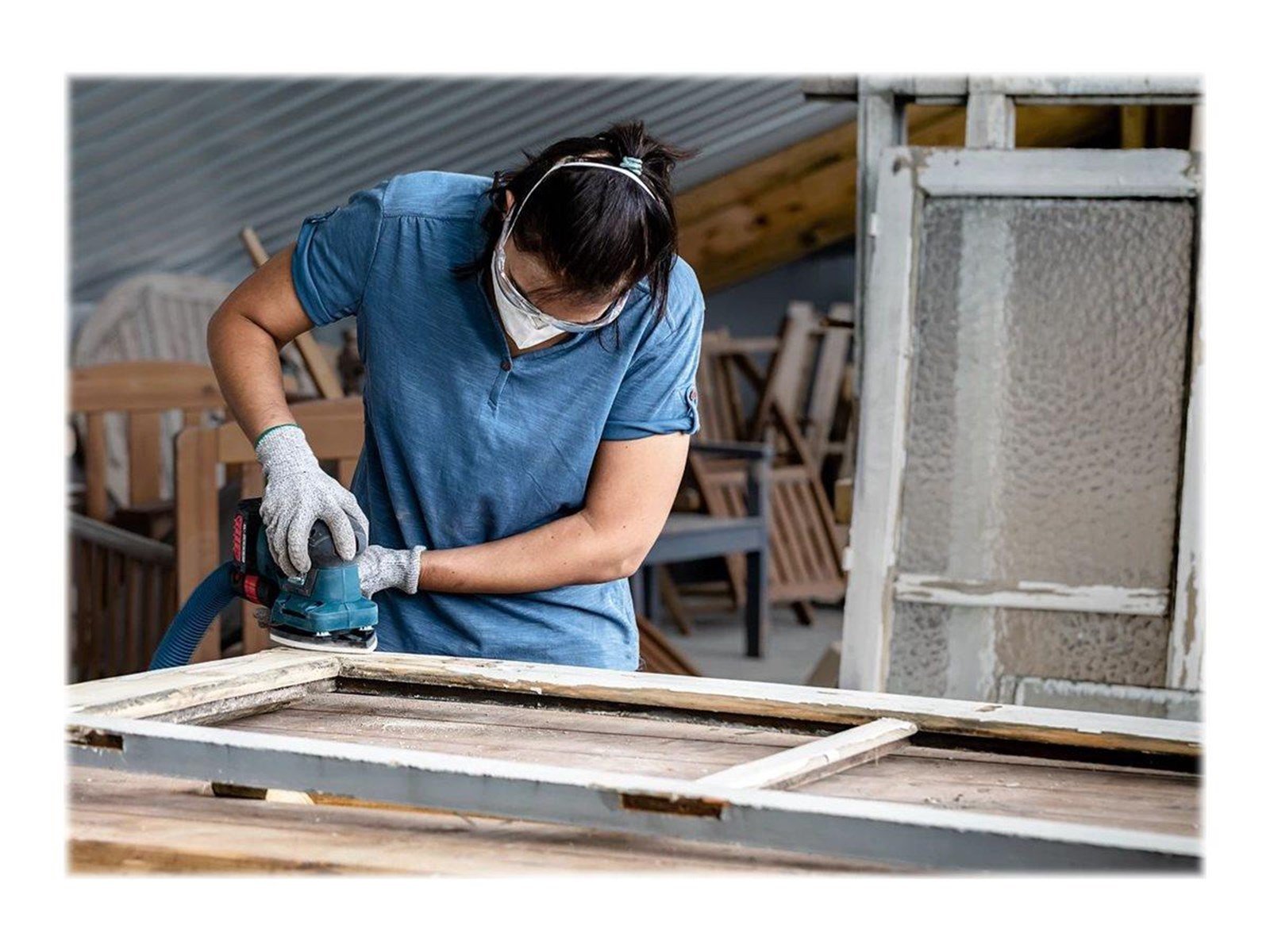 Bosch EXPERT C470 Sanding Net For Multi Sander Perforated (L X W) 150mm 10-Pack