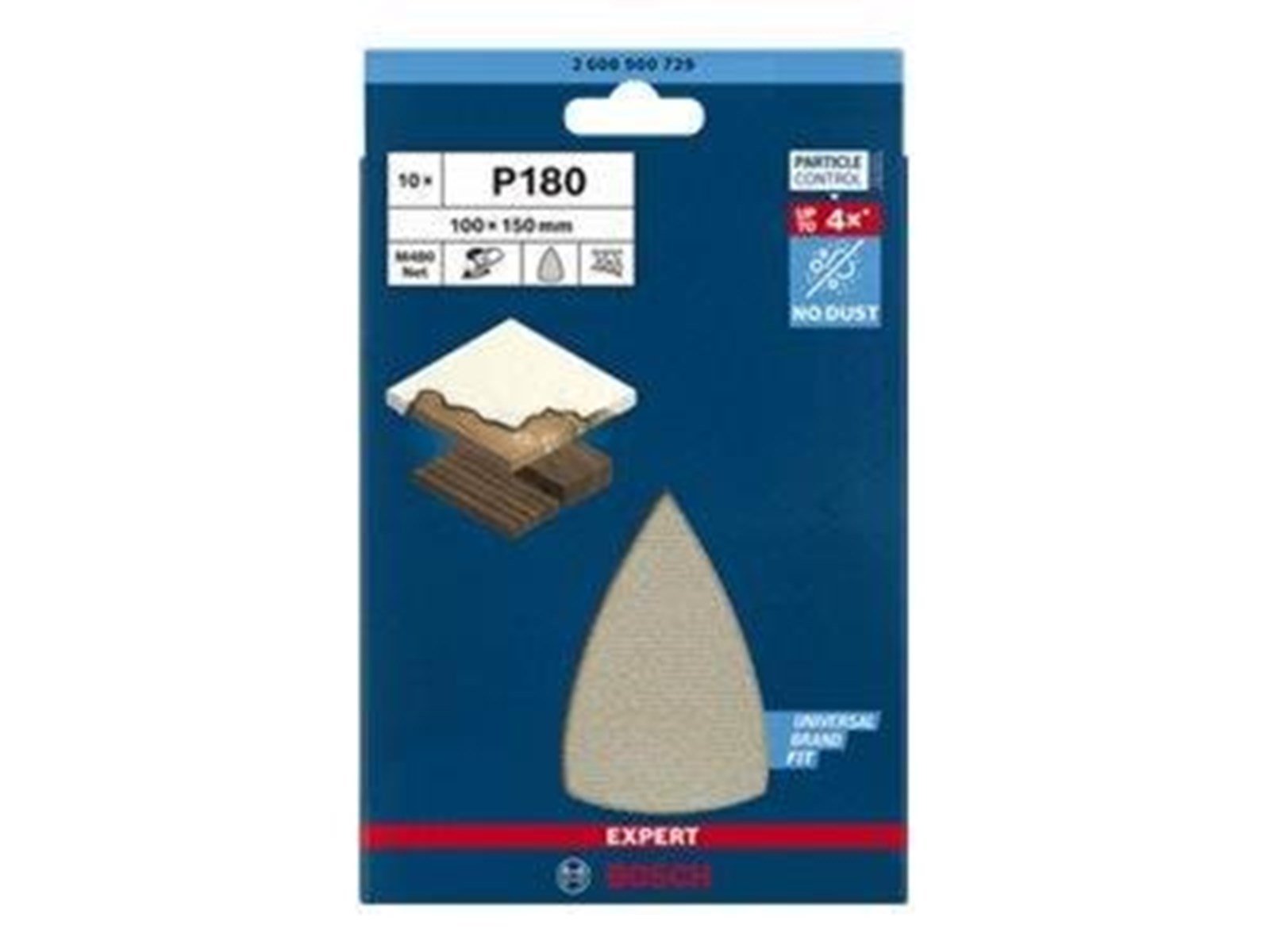 Bosch SLIBEBLAD DELTA 100X150MM NET K180 10STK