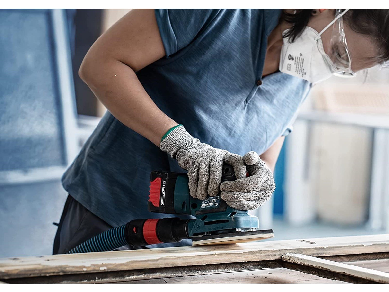 Bosch SLIBEBLAD DELTA 93MM K80 6H 5 STK