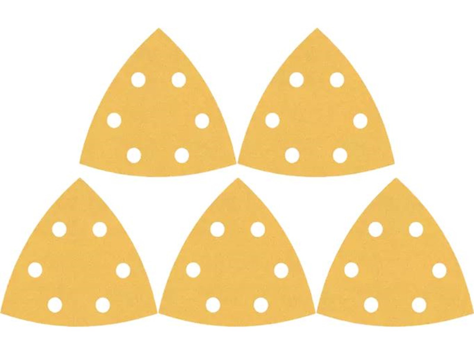 Bosch SLIBEBLAD DELTA 93MM K80 6H 5 STK