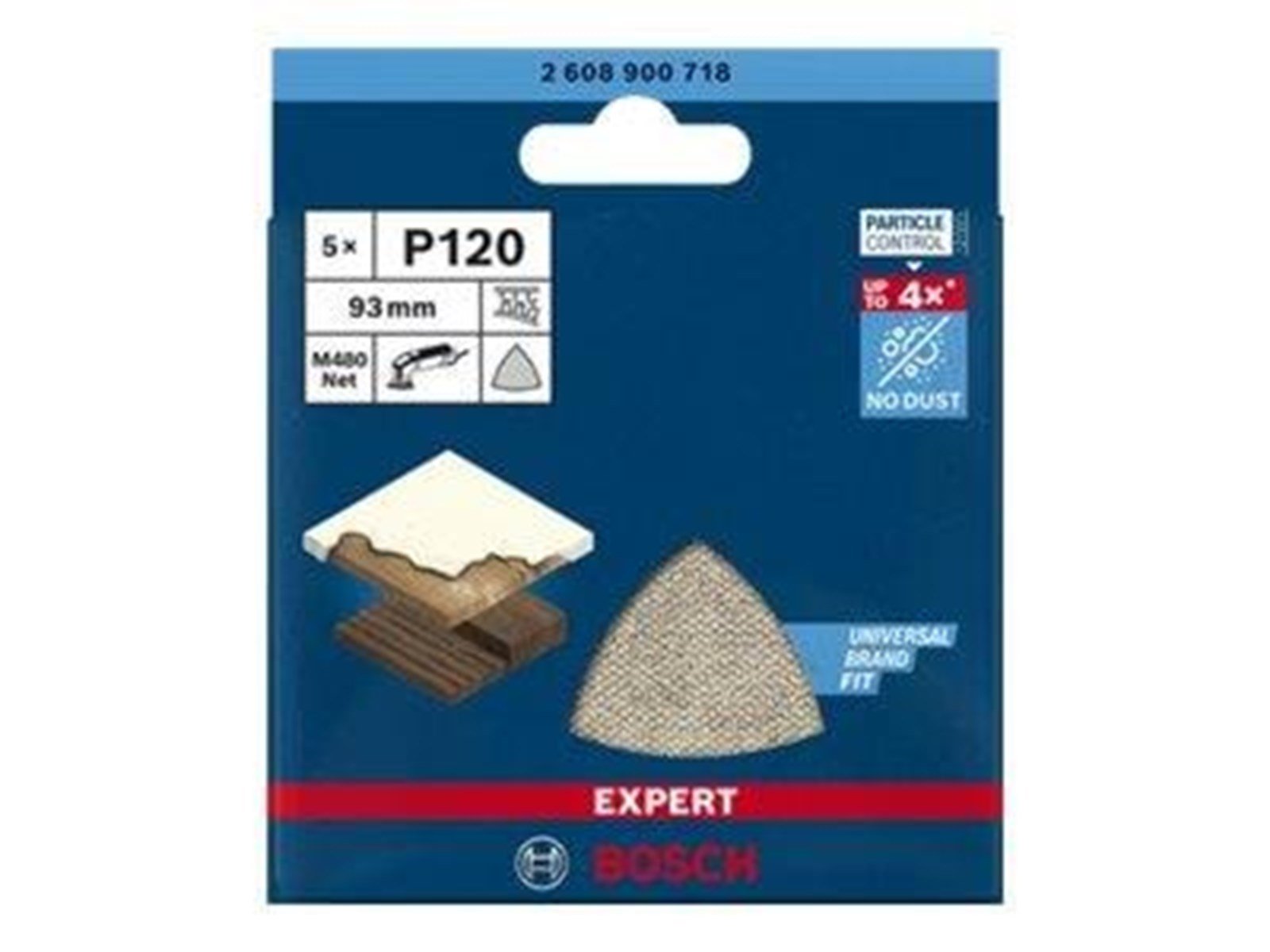 Bosch SLIBEBLAD DELTA 93MM NET K120 5 STK