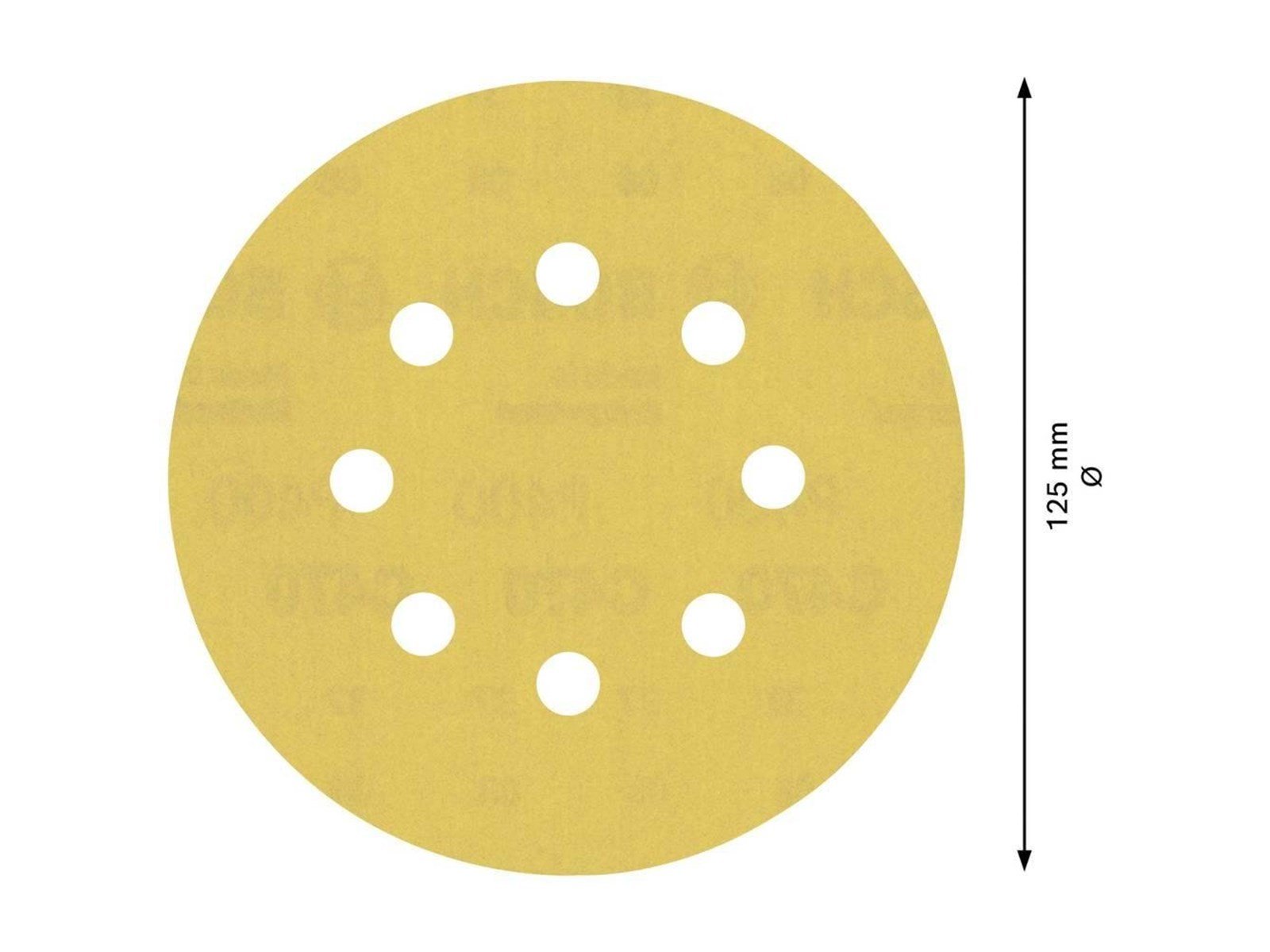 Bosch SLIBEBLAD EXC 125MM K400 8H 50 STK