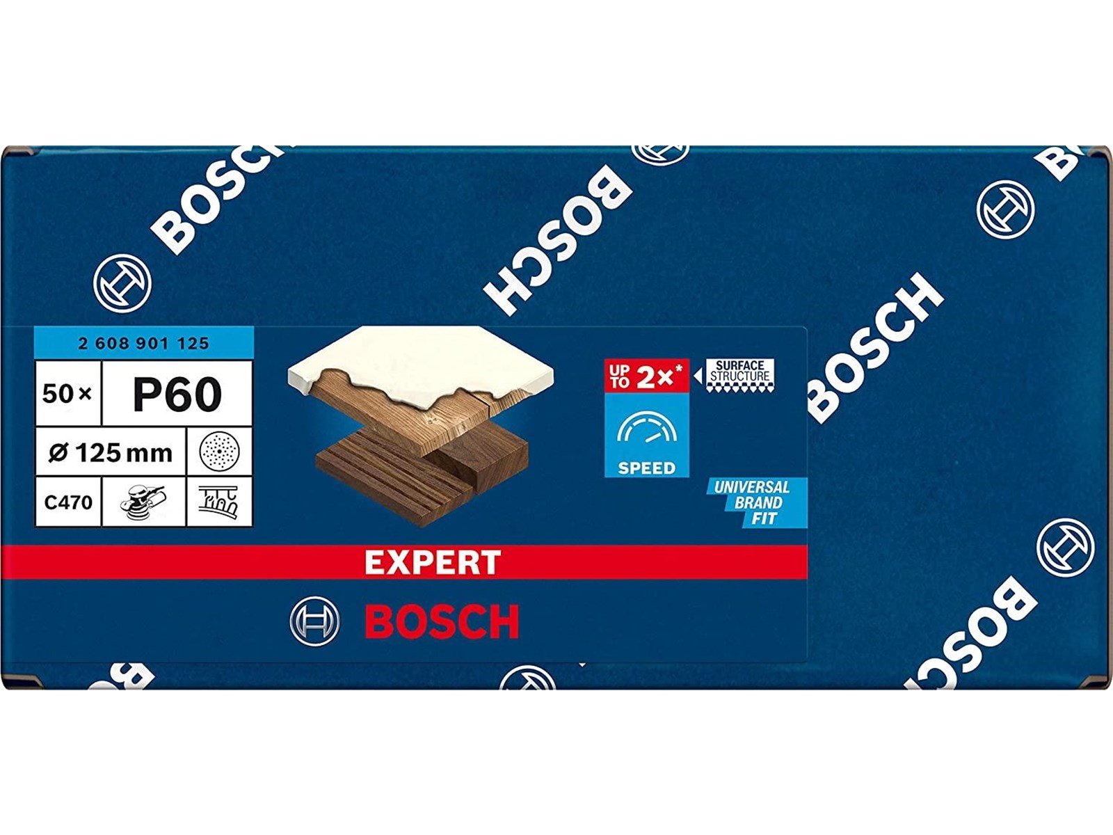 Bosch SLIBEBLAD EXC 125MM K60 MULTI 5 STK